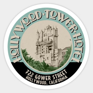 Tower of Terror Luggage Sticker Sticker